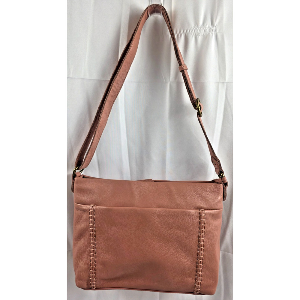 The sak, Leather 'Melrose', Pebbled, Adjustable Shoulder Bag w/Accent Stitching